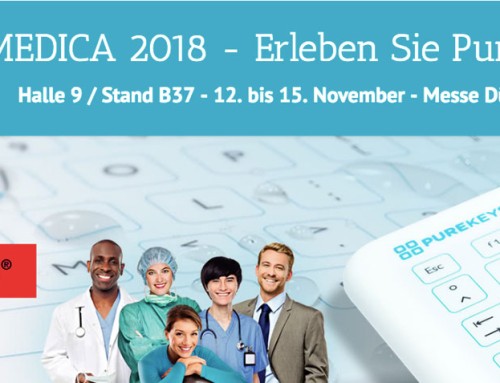 Purekeys mit neuen Modellen auf der MEDICA 2018