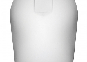 kabellose Hygienemaus mit Touchscroll - Topansicht 2 Bild der kabellosen Purekeys Hygienemaus von oben