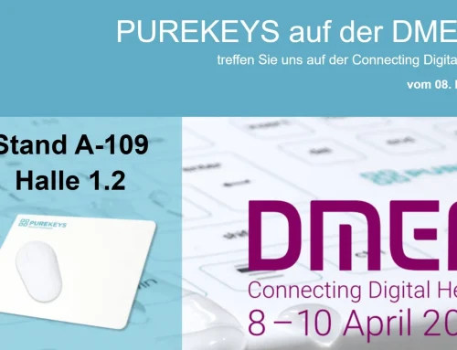 Purekeys präsentiert innovative hygienische Eingabegeräte auf der DMEA 2025