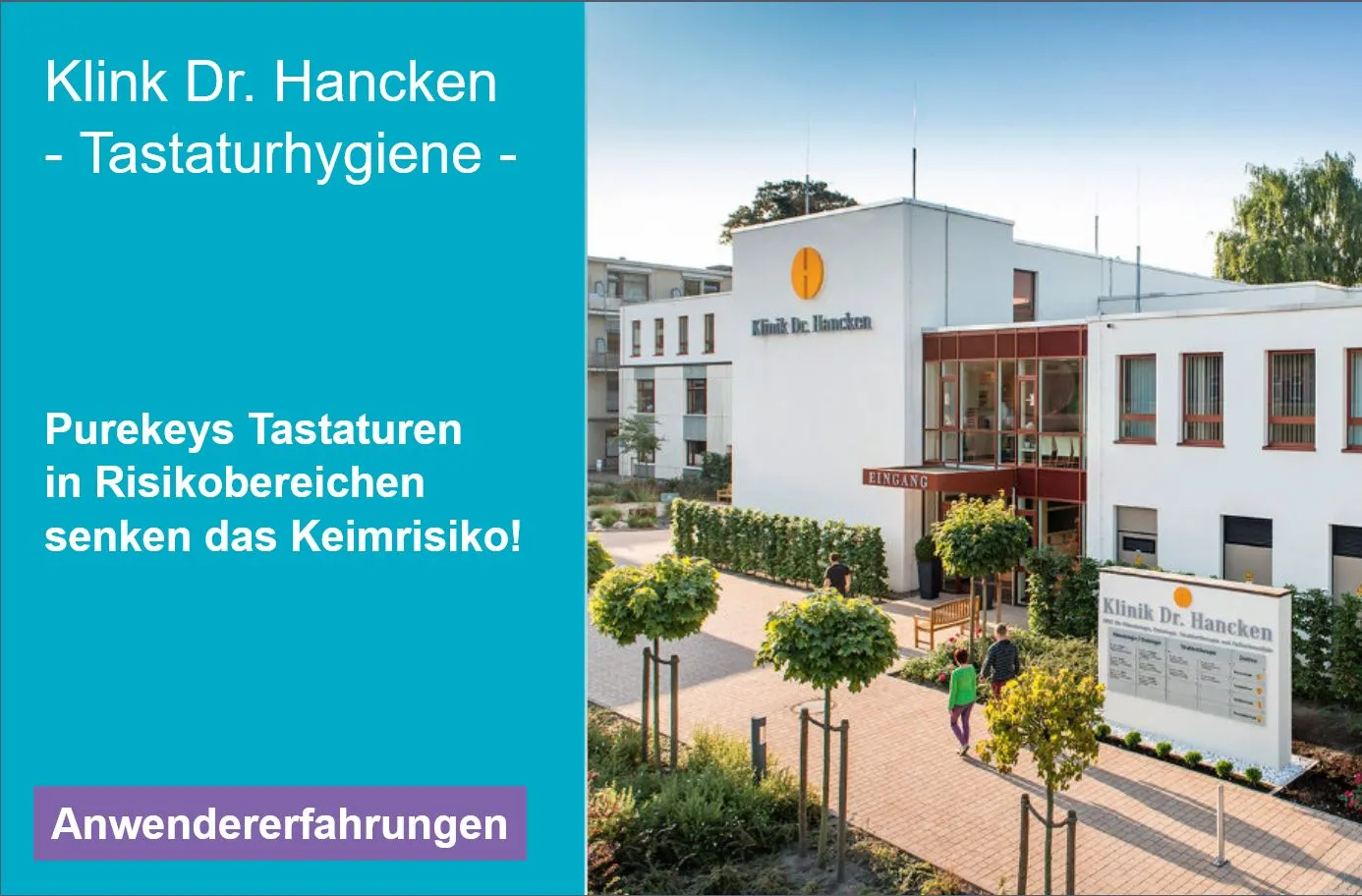 Titelbild Pressemeldung Purekeys in der Klinik Dr. Hancken