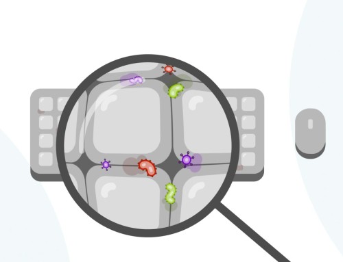 Potenzielle SARS-Covid-2 Infektionen durch kontaminierte Oberflächen von Computertastaturen