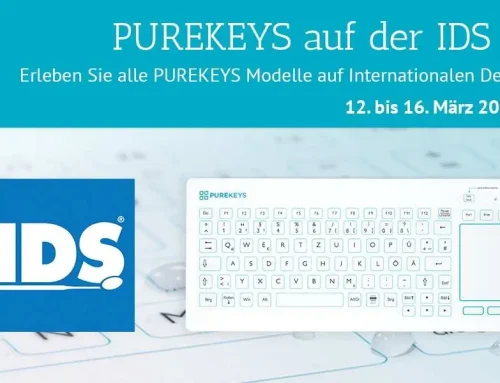 PUREKEYS Medizintastatur auf der IDS – Internationalen Dental Show 2019